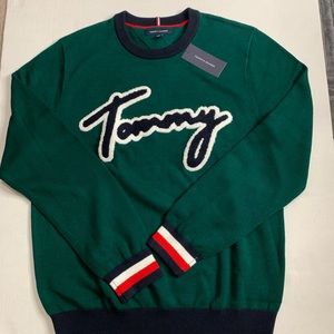 Tommy Hilfiger Green Sweater Lawson Knit Sweater